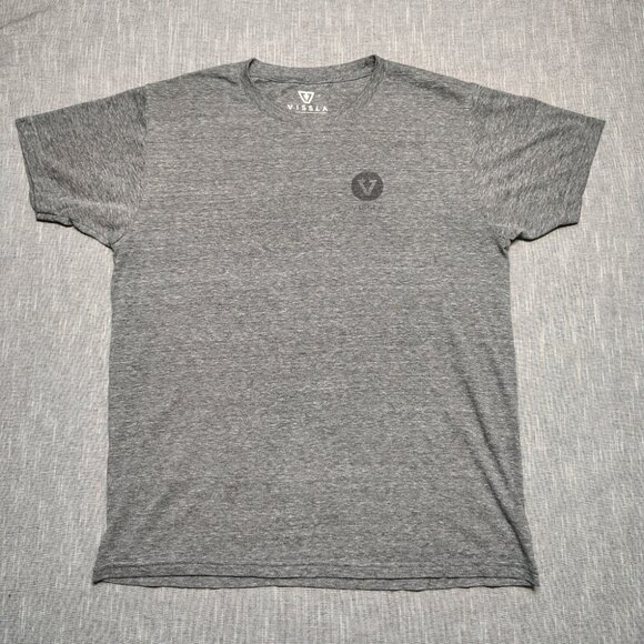Vissla Everyday T-Shirt Size Medium Gray Thin Front Back 5050 - Picture 1 of 10